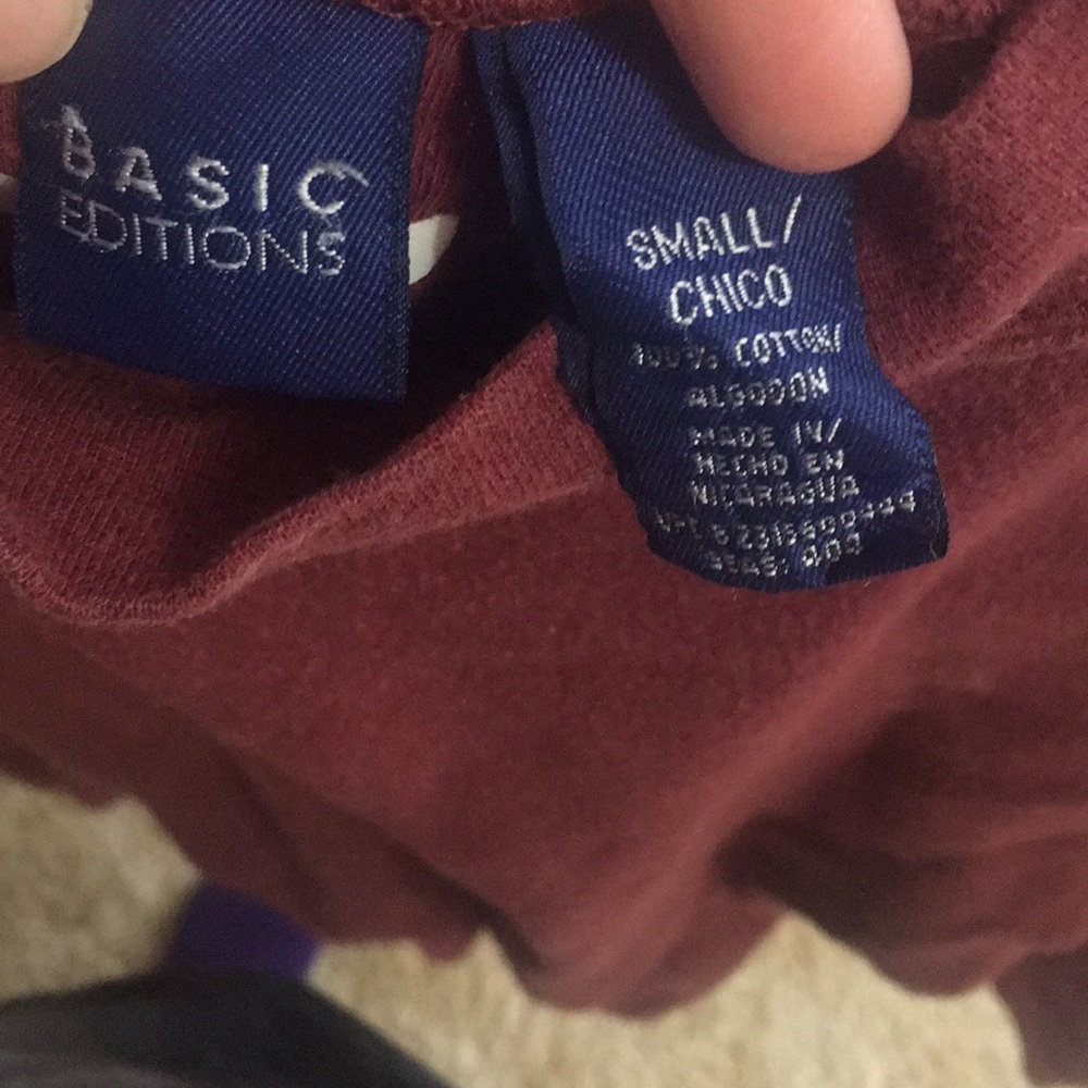 Vintage Basic Editions Red Mock Neck Sweater - image 3